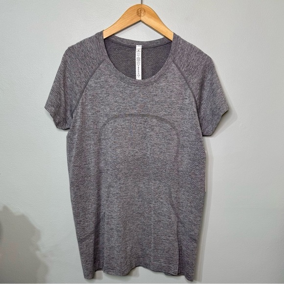 Lululemon Swiftly Tech 2.0 Short Sleeve Shirt Slate Gray Size 14 NWT - Picture 7 of 12